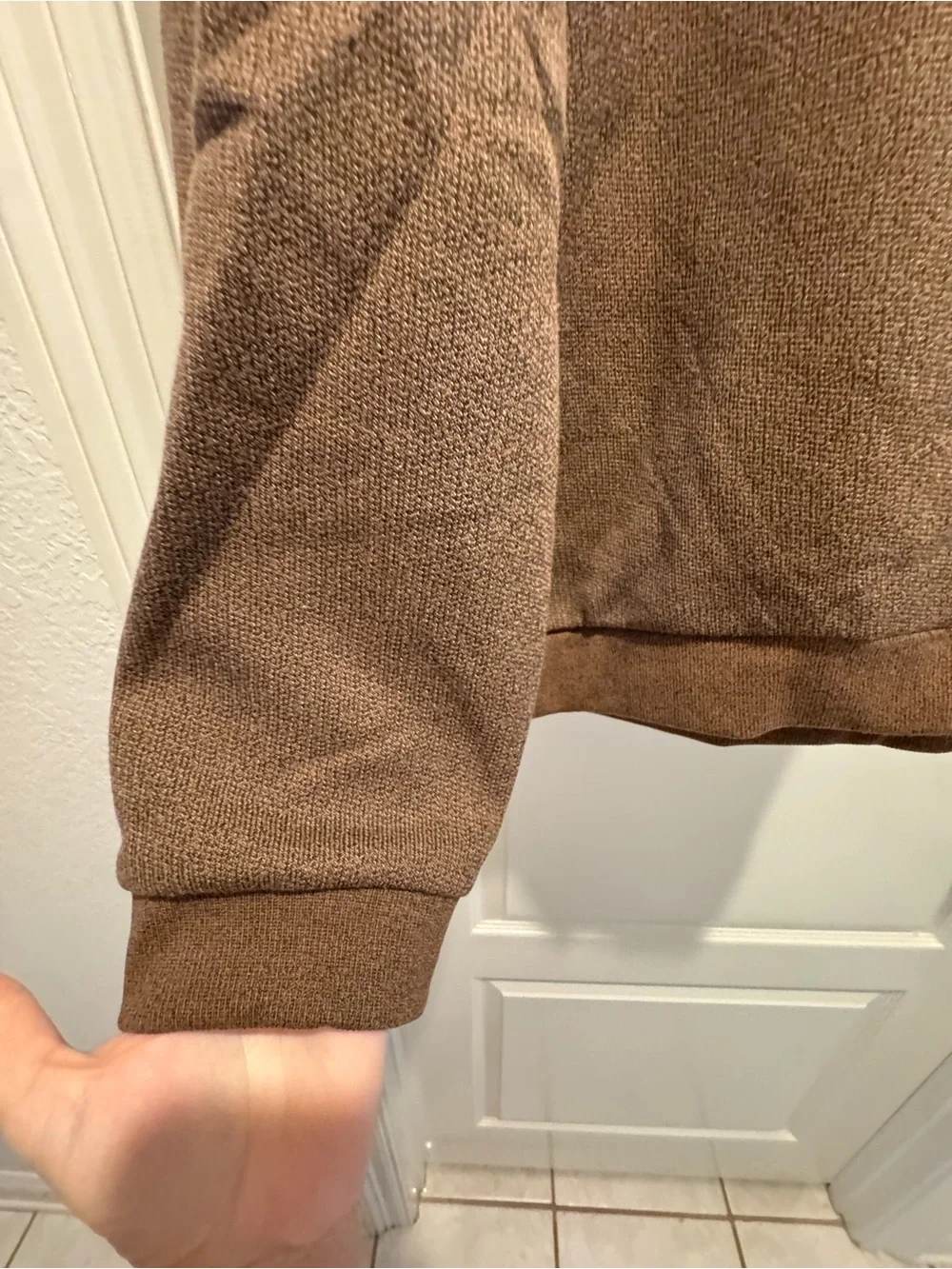 Goodfellow & Co Sz XXL Brown Crewneck Hooded Sweater NWT